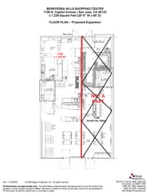1142-1198 N Capitol Ave, San Jose, CA for lease Floor Plan- Image 1 of 2