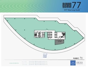 1177 West Loop S, Houston, TX à louer Plan d’étage- Image 1 de 3