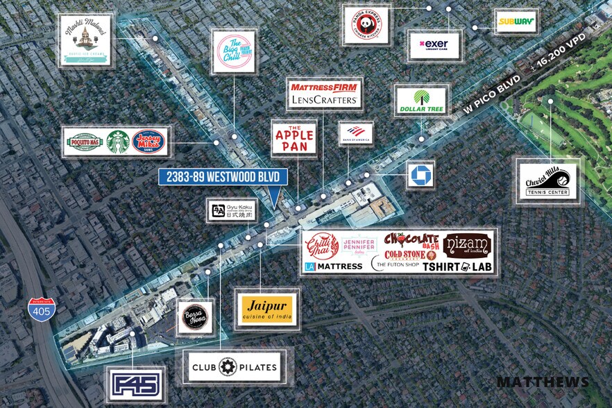 2383 Westwood blvd, Los Angeles, CA à louer - Photo du bâtiment - Image 2 de 2