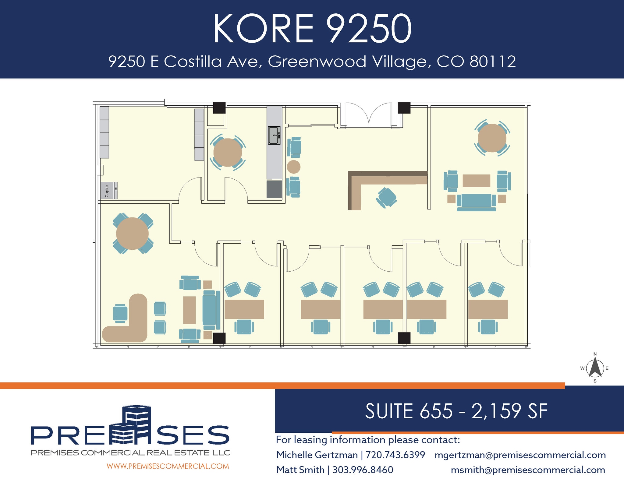 9250 E costilla Ave, Greenwood Village, CO for lease Floor Plan- Image 1 of 1