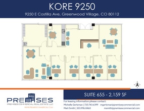 9250 E costilla Ave, Greenwood Village, CO for lease Floor Plan- Image 1 of 1