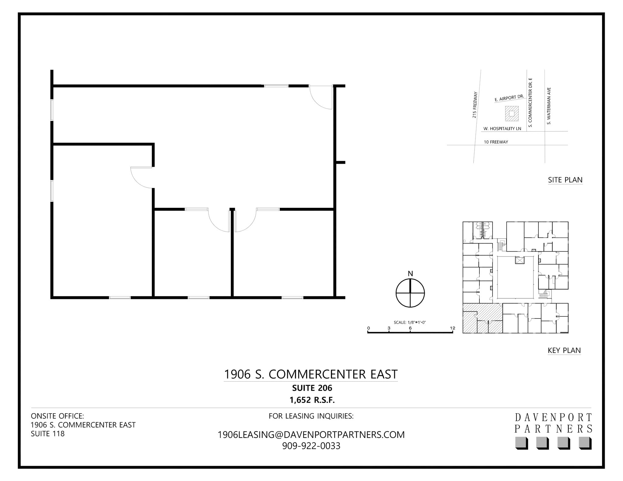 1906 S Commercenter East, San Bernardino, CA à louer Plan de site- Image 1 de 1