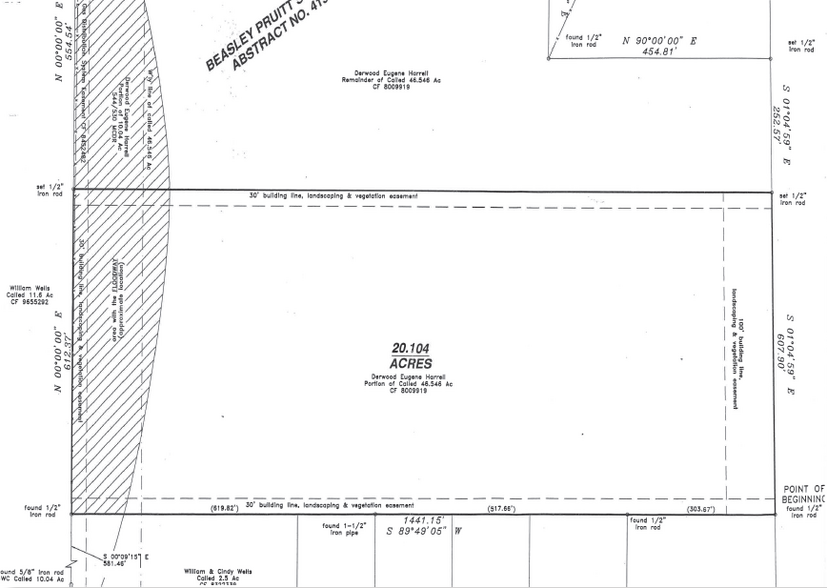 Firetower Rd, Conroe, TX à vendre - Plan cadastral - Image 3 de 3