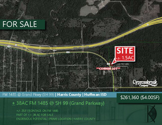 Plus de détails pour 31888 FM 1485 Rd, New Caney, TX - Terrain à vendre