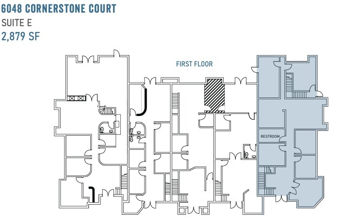 6044 Cornerstone Ct W, San Diego, CA à louer Plan d  tage- Image 1 de 1