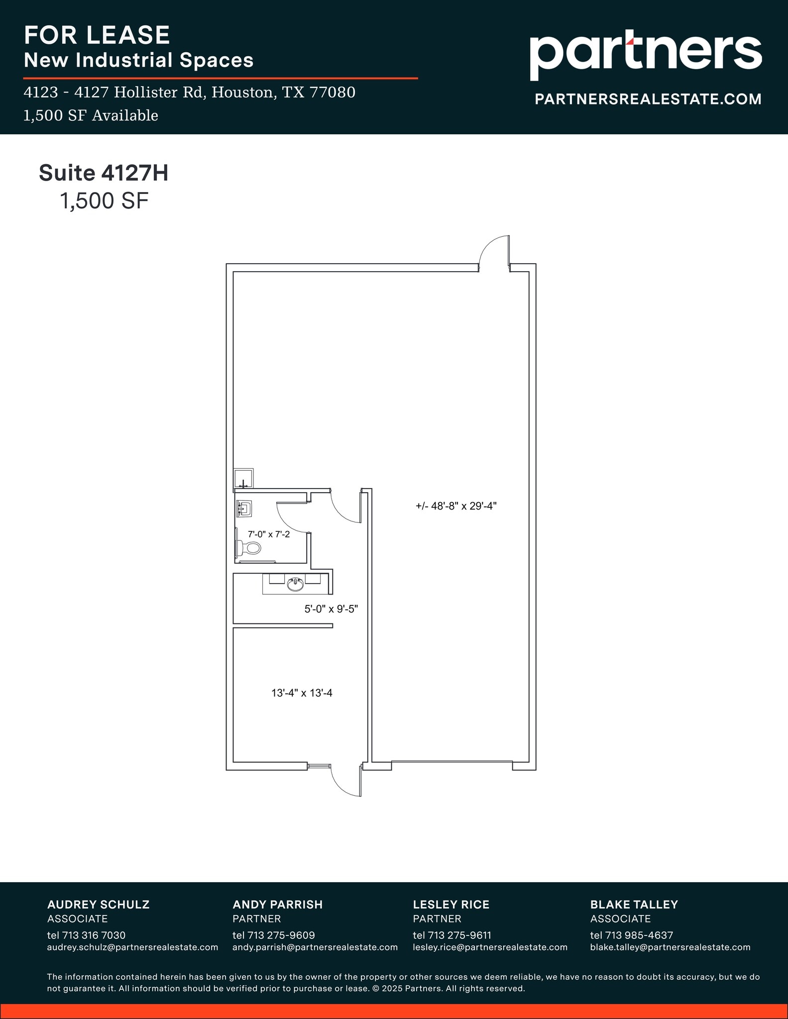 4125 Hollister Rd, Houston, TX for lease Site Plan- Image 1 of 1