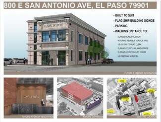 Plus de détails pour 800 E San Antonio Ave, El Paso, TX - Bureau à louer