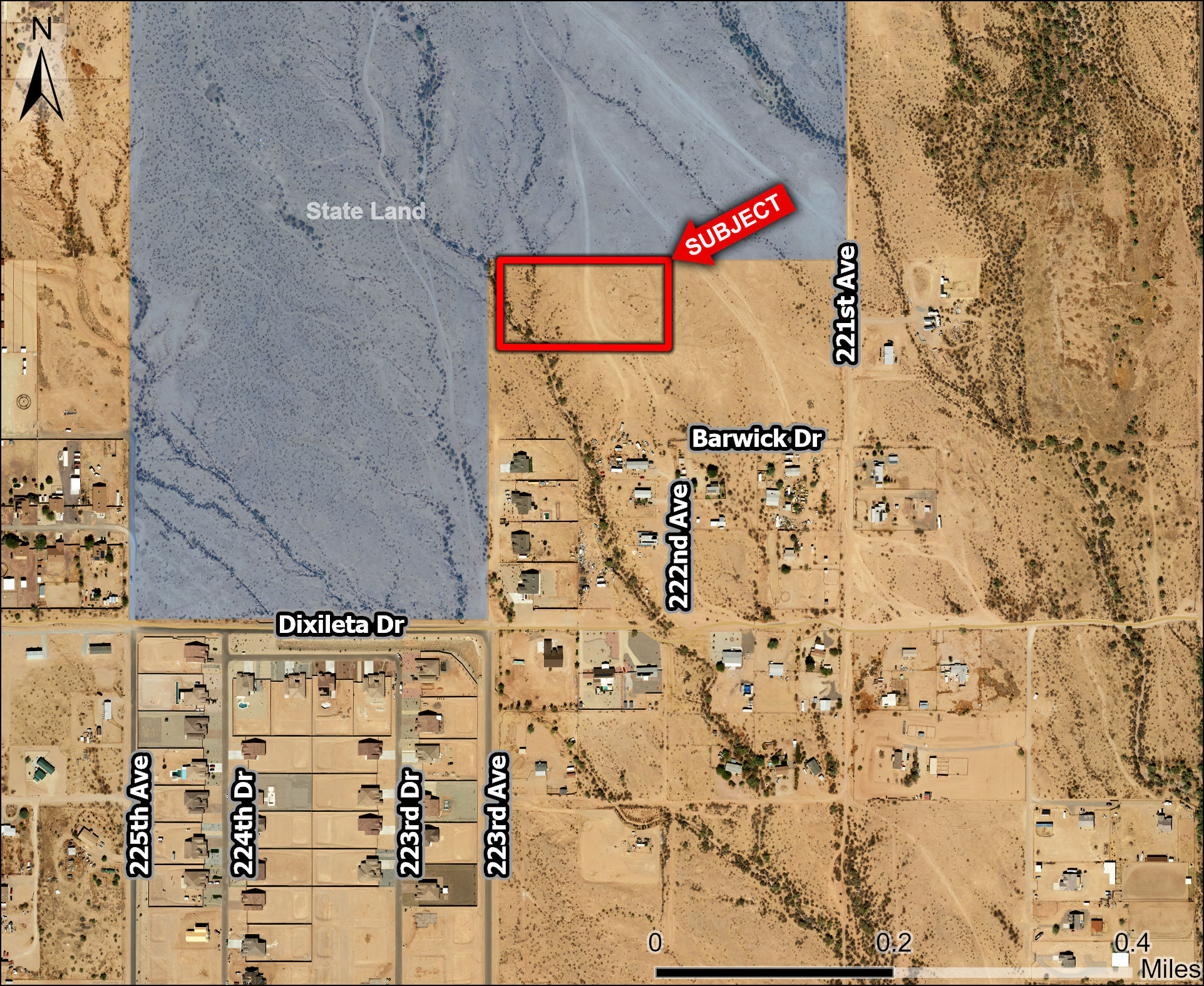 Barwick Dr, Wittmann, AZ for sale Aerial- Image 1 of 6