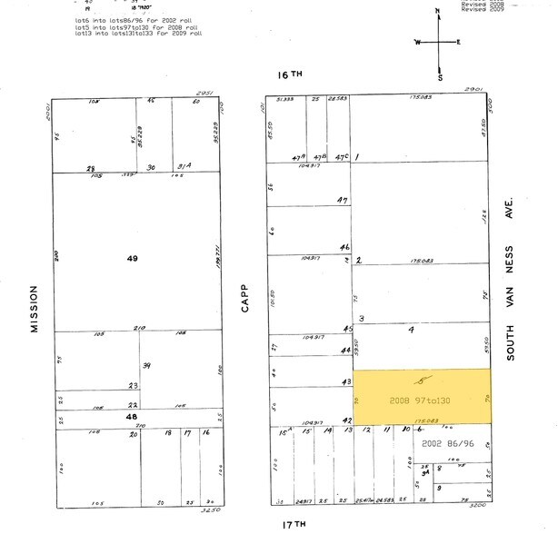 566 S Van Ness Ave, San Francisco, CA à vendre - Plan cadastral - Image 1 de 1