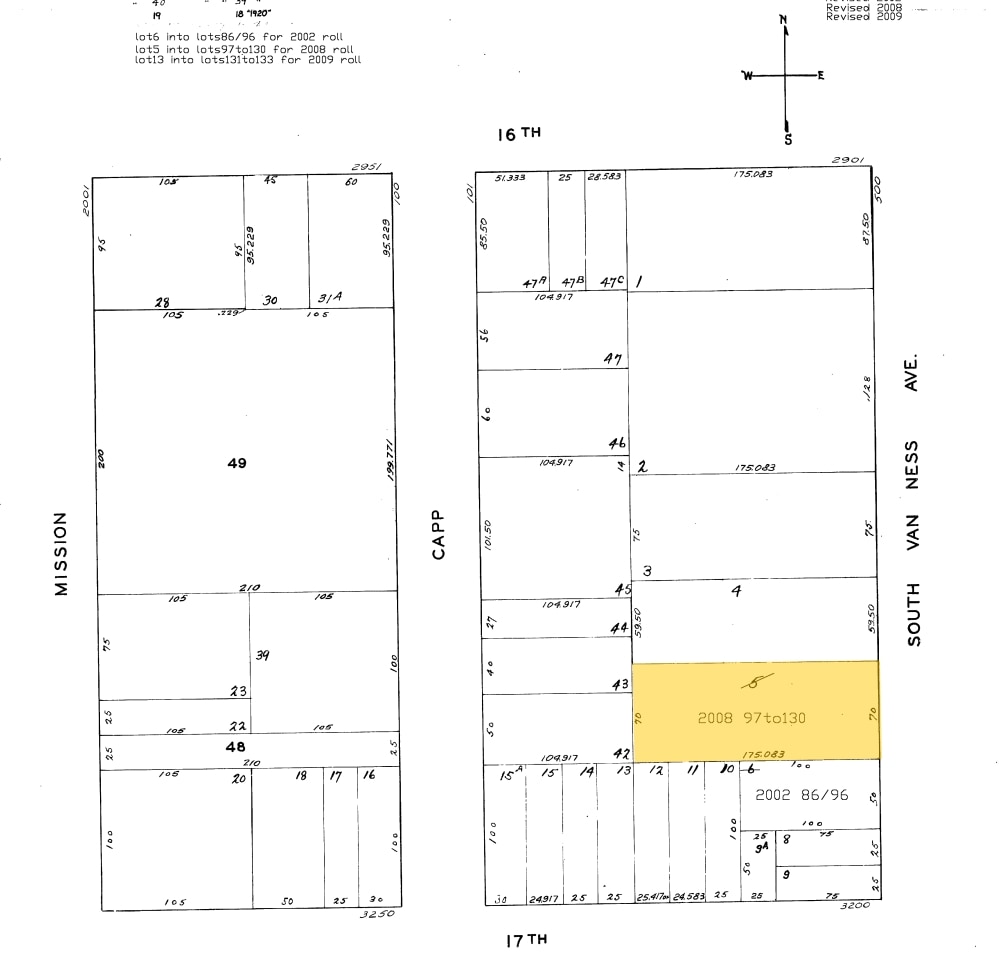 566 S Van Ness Ave, San Francisco, CA for sale Plat Map- Image 1 of 2