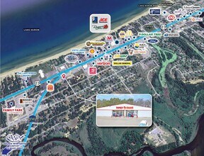 5299 N Us Highway 23, Oscoda, MI - Aérien  Vue de la carte