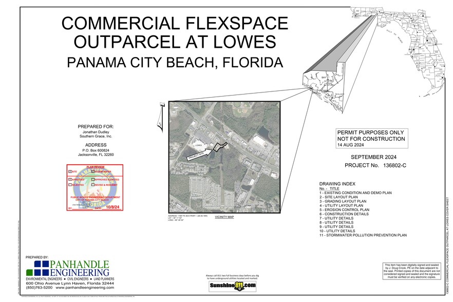 11697 Panama City Beach Pkwy Pky, Panama City Beach, FL à louer - Plan de site - Image 2 de 2