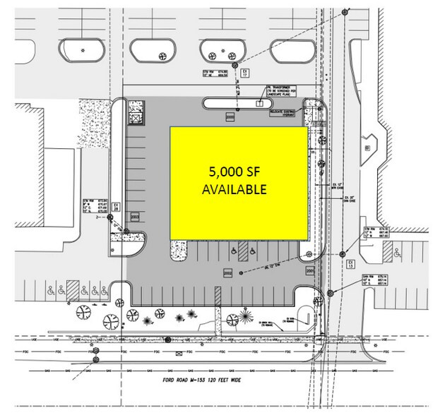 41900 Ford Rd, Canton, MI à louer - Plan de site - Image 2 de 2