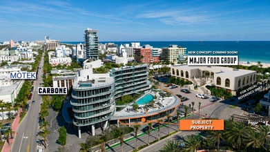 1 Collins Ave, Miami Beach, FL - Aérien Vue de la carte - Image1