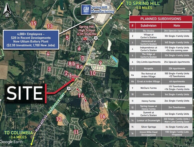 2425 Nashville hwy, Columbia, TN à vendre - Photo du bâtiment - Image 2 de 3