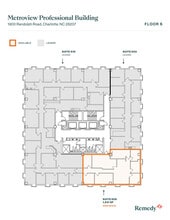 1900 Randolph Rd, Charlotte, NC à louer Plan d’étage- Image 2 de 2