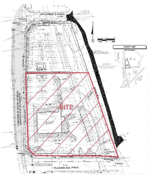 633 Concord St, South Saint Paul, MN for sale - Site Plan - Image 2 of 2