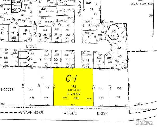 4150 Snapfinger Woods Dr, Decatur, GA à vendre - Plan cadastral - Image 3 de 7