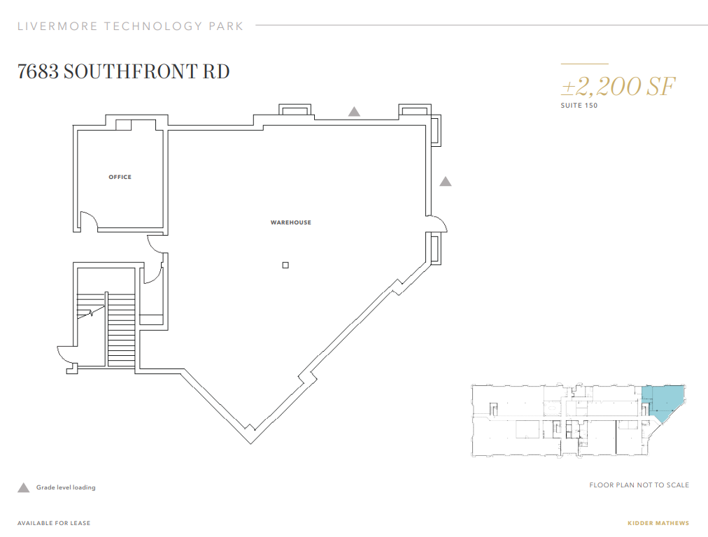 7633 Southfront Rd, Livermore, CA à louer Plan d’étage- Image 1 de 1