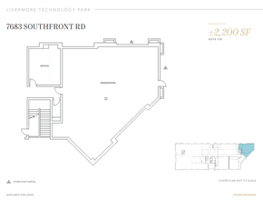 7633 Southfront Rd, Livermore, CA à louer Plan d’étage- Image 1 de 1