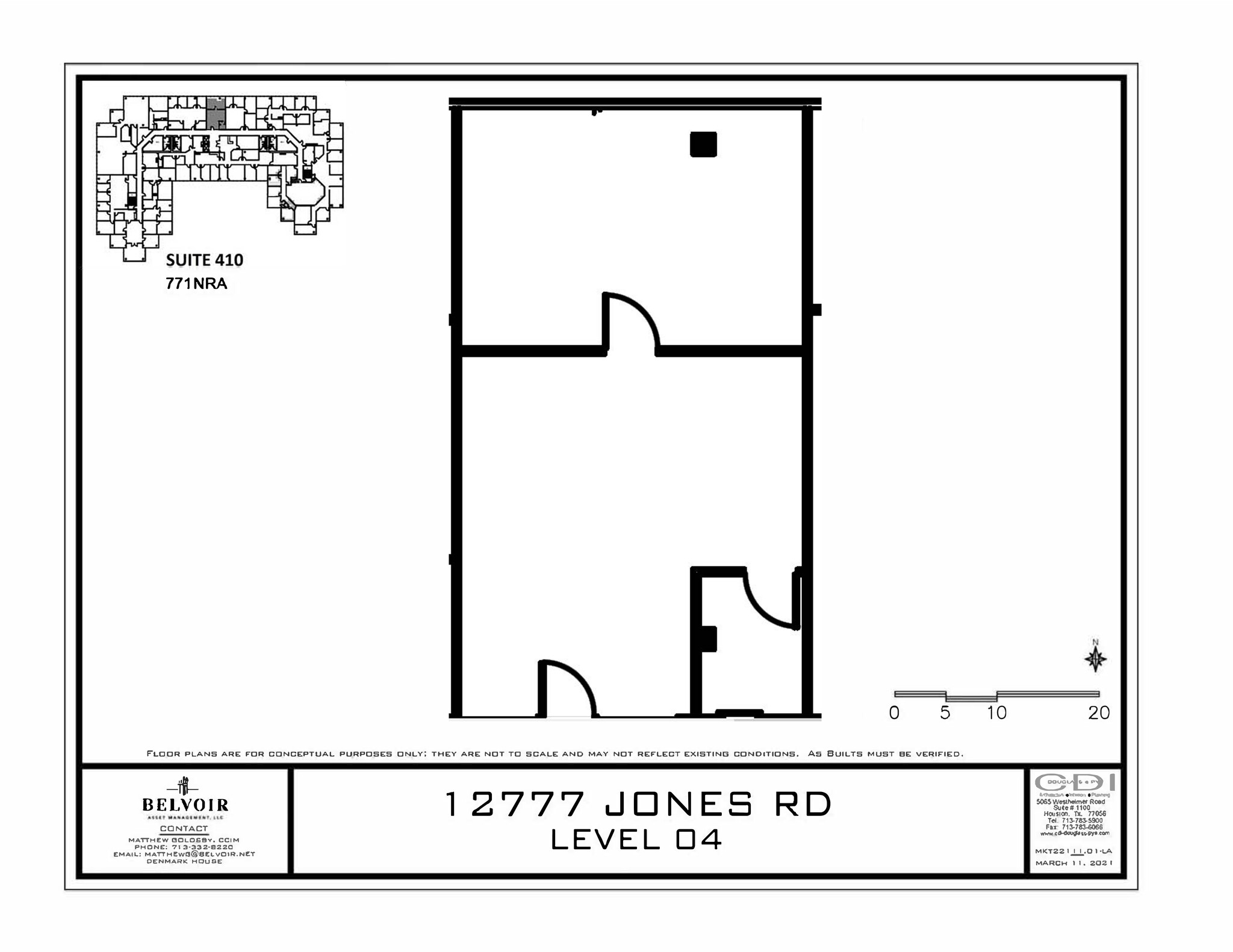 12777 Jones Rd, Houston, TX à louer Plan de site- Image 1 de 1