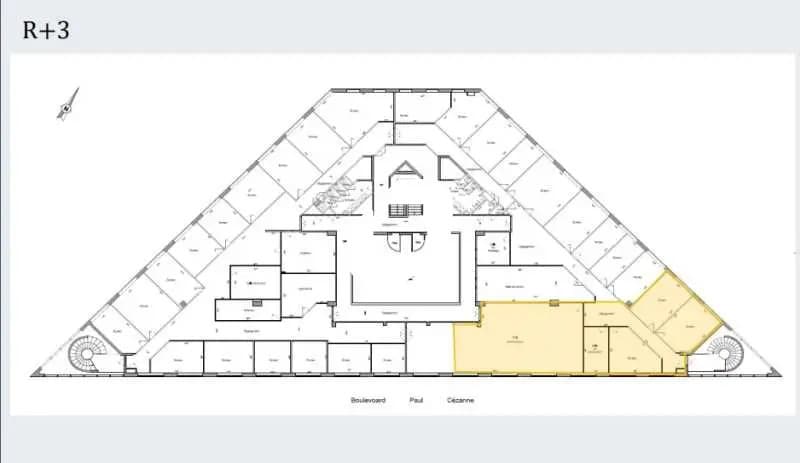 38 Boulevard Paul Cézanne, Guyancourt for lease Floor Plan- Image 1 of 4