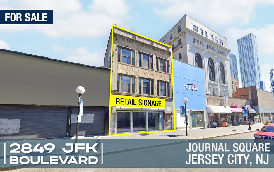 2849 Kennedy Blvd, Jersey City, NJ à vendre - Photo du bâtiment - Image 1 de 5
