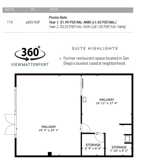 4110-4190 Mission Blvd, San Diego, CA for lease Floor Plan- Image 1 of 1