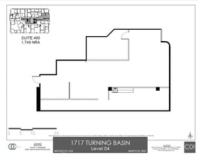 1717 Turning Basin Dr, Houston, TX for lease Site Plan- Image 1 of 2