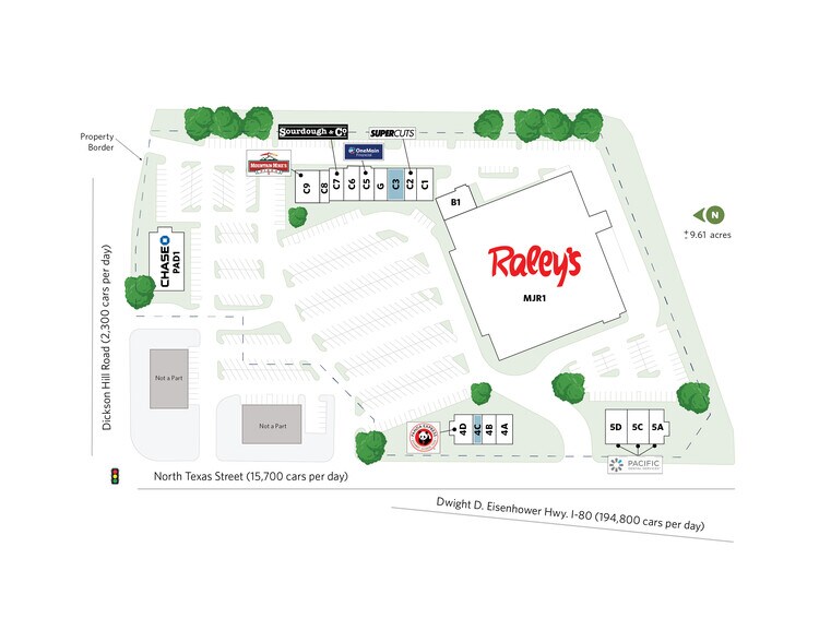 3330-3336 N Texas St, Fairfield, CA à louer - Plan de site - Image 2 de 10
