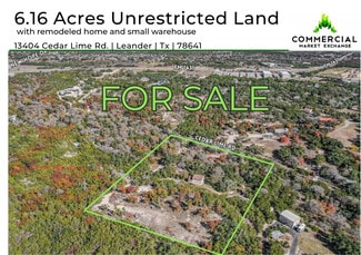 Plus de détails pour 13404 Cedar Lime Rd, Leander, TX - Terrain à vendre