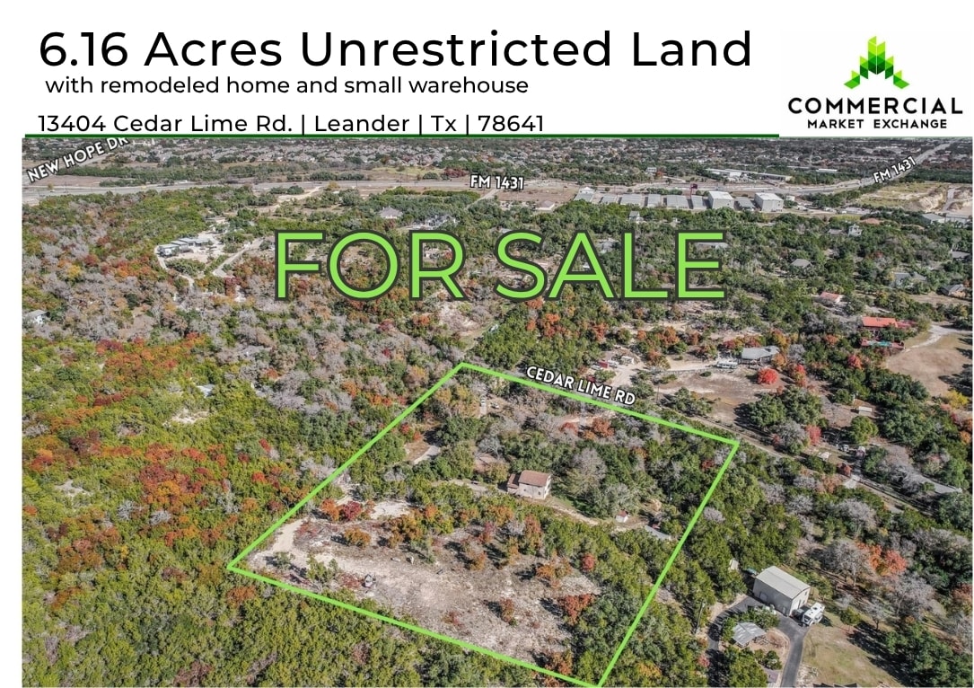 13404 Cedar Lime Rd, Leander, TX for sale Primary Photo- Image 1 of 18