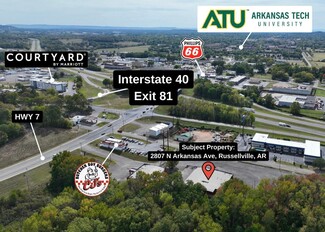 Plus de détails pour 2807 N Arkanasas Ave, Russellville, AR - Commerce de détail à vendre