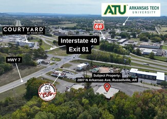 Plus de détails pour 2807 N Arkanasas Ave, Russellville, AR - Vente au détail à vendre