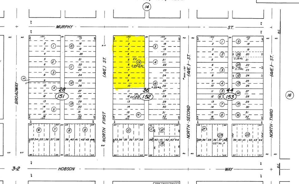 200 E Murphy St, Blythe, CA à louer Plan cadastral- Image 1 de 2