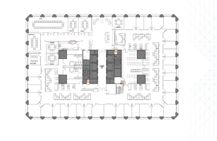 10020 100th St NW, Edmonton, AB for lease Floor Plan- Image 1 of 1