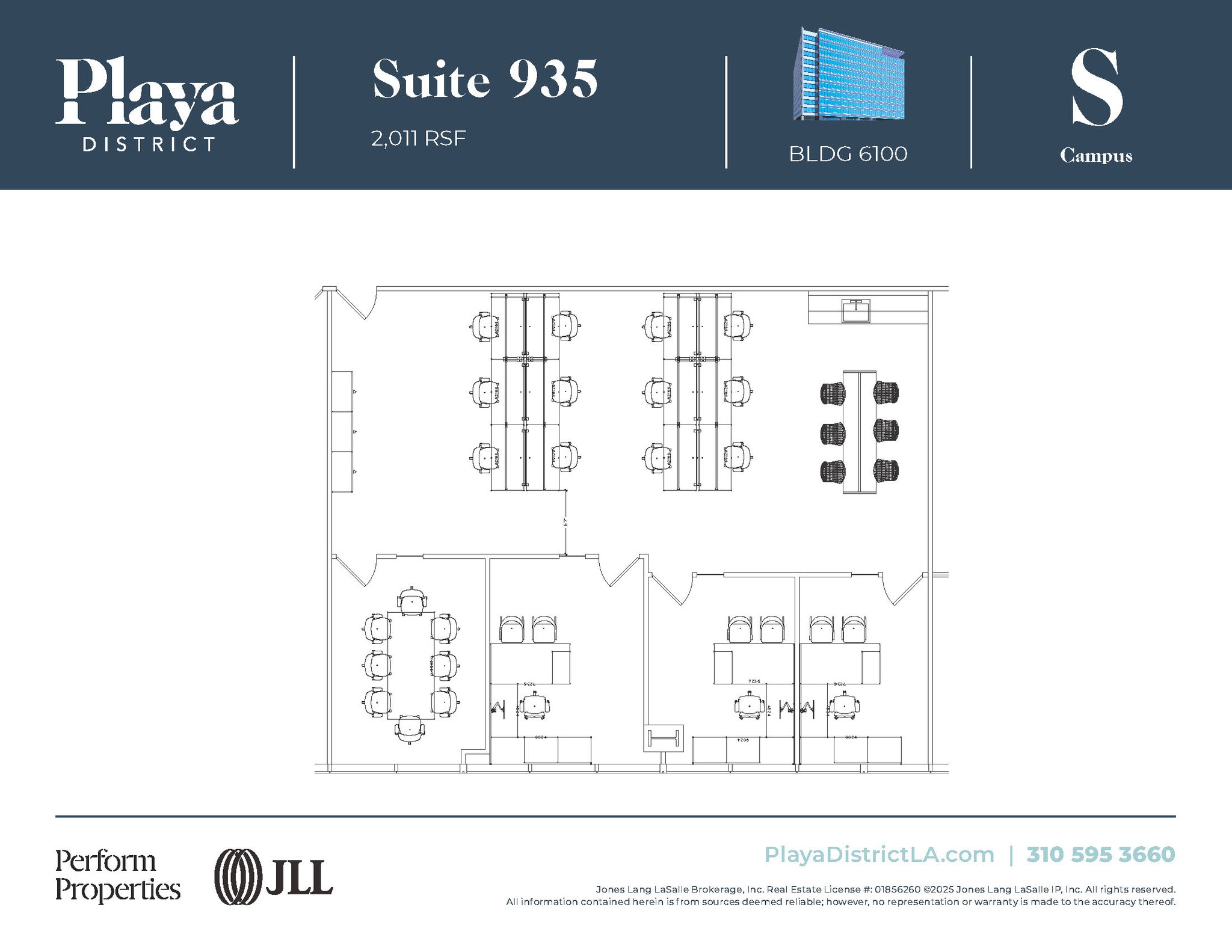 6100 Center Dr, Los Angeles, CA à louer Plan d’étage- Image 1 de 1