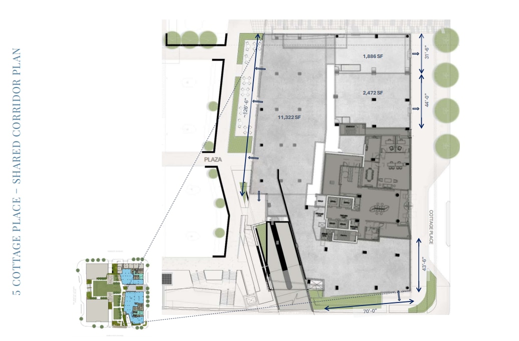 25 Cottage Pl, White Plains, NY for lease Floor Plan- Image 1 of 2