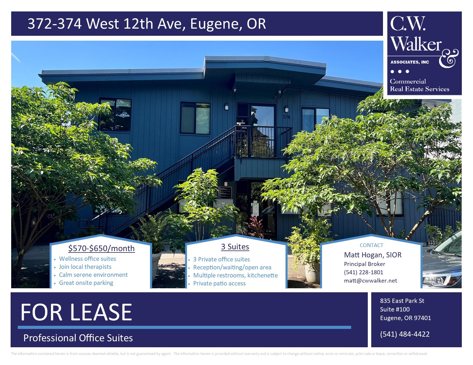372-374 W 12th Ave, Eugene, OR à louer Photo intérieure- Image 1 de 1