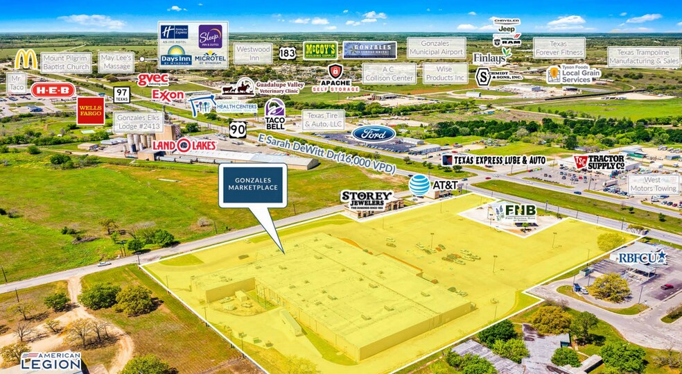 1620 E Sarah Dewitt Dr, Gonzales, TX à louer - Photo du bâtiment - Image 3 de 3