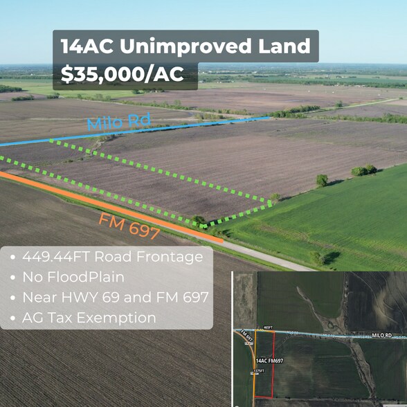 FM 697 14AC, Whitewright, TX for sale - Building Photo - Image 1 of 5