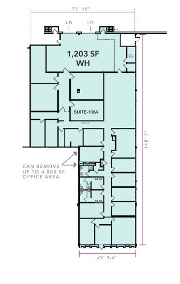 45 Horsehill Rd, Cedar Knolls, NJ for lease Floor Plan- Image 1 of 1