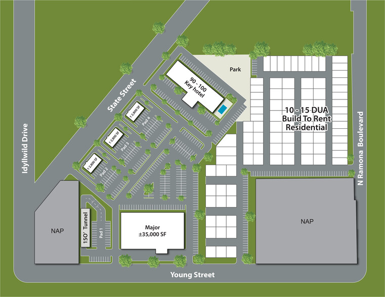 1073 N Ramona, San Jacinto, CA à vendre - Plan de site - Image 2 de 5