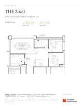 3550 N Central Ave, Phoenix, AZ à louer Plan d’étage- Image 1 de 1