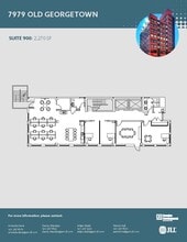 7979 Old Georgetown Rd, Bethesda, MD for lease Floor Plan- Image 1 of 1