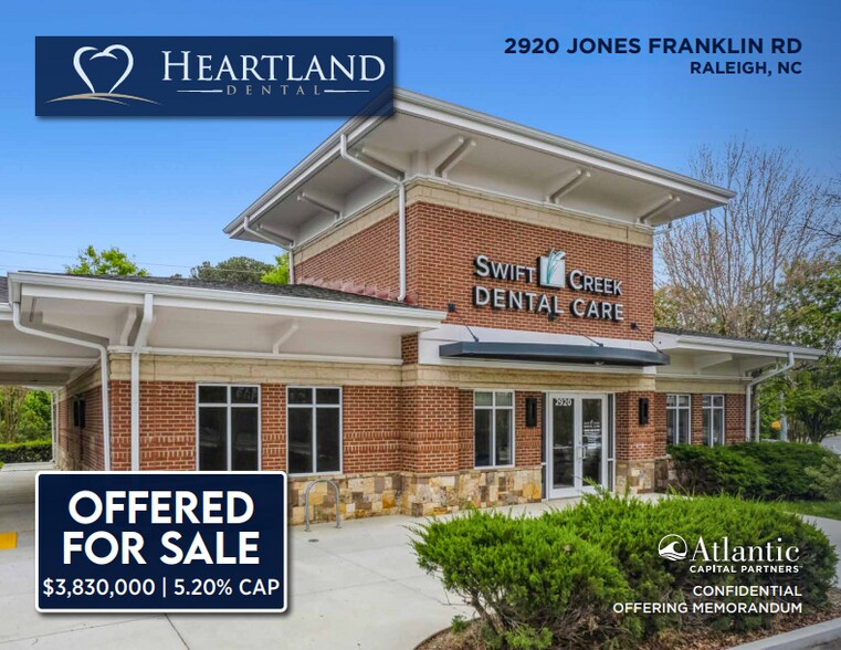 2920 Jones Franklin Rd, Raleigh, NC à vendre - Photo du bâtiment - Image 1 de 5