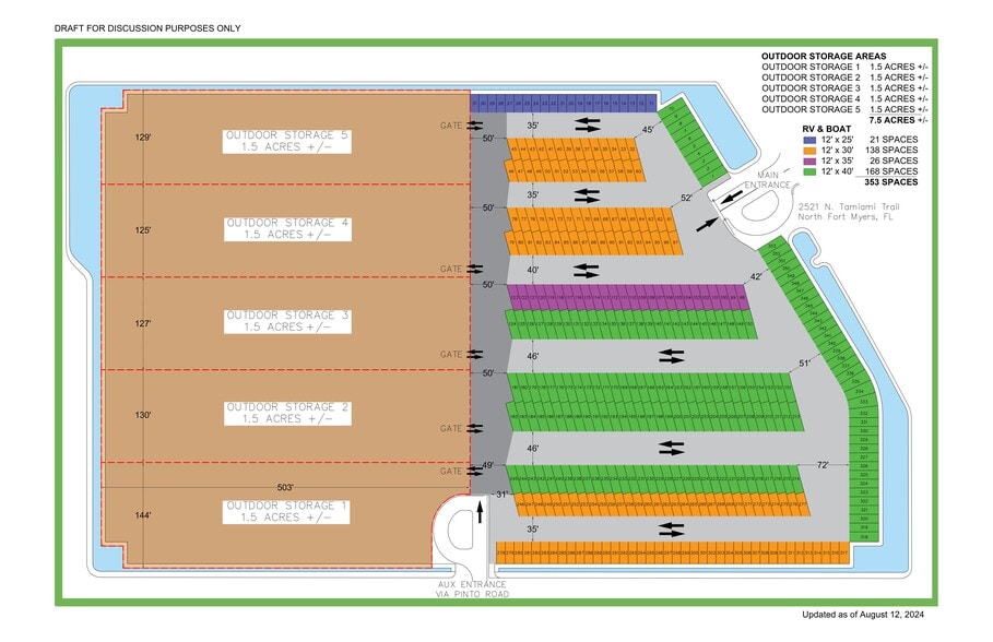 2521 N Tamiami Trl, North Fort Myers, FL for lease - Site Plan - Image 1 of 6