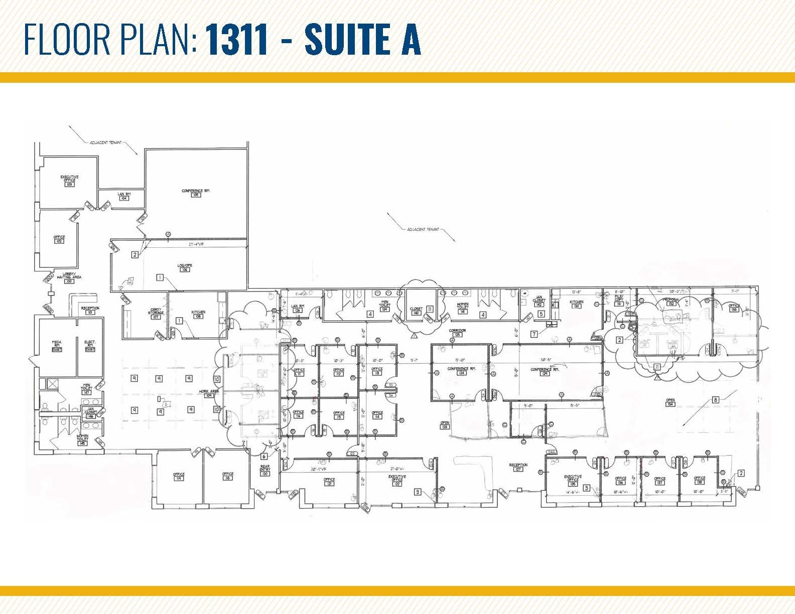 1301 Continental Dr, Abingdon, MD à louer Plan d’étage- Image 1 de 1