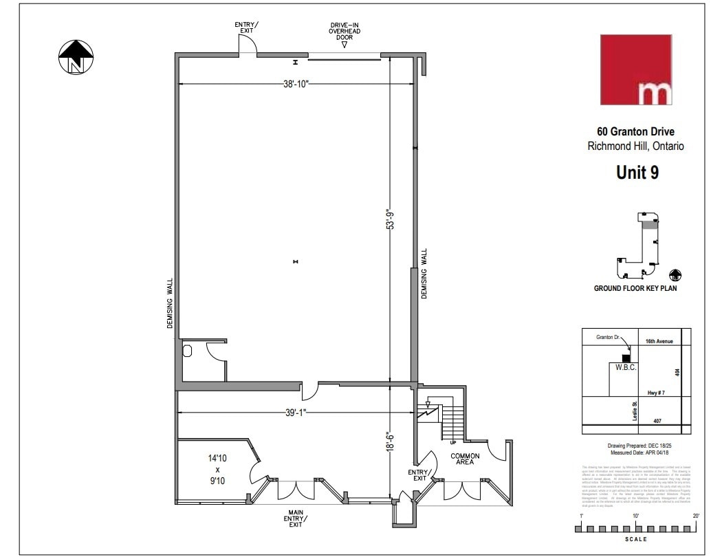 60 Granton Dr, Richmond Hill, ON for lease Floor Plan- Image 1 of 1