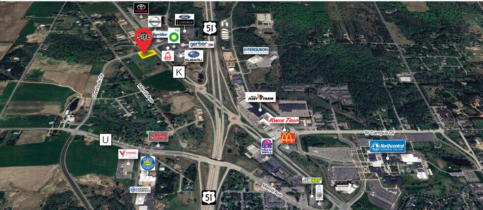 County Road K & Overlook Drive, Wausau, WI for sale - Primary Photo - Image 1 of 2